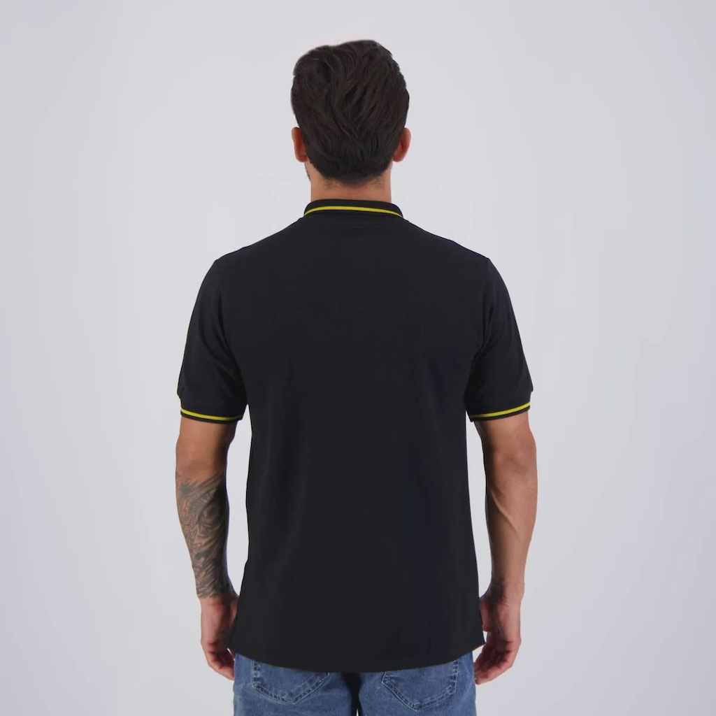 Imagem 4 do produto Camisa Polo Internacional Ouro FutFanatics Masculina