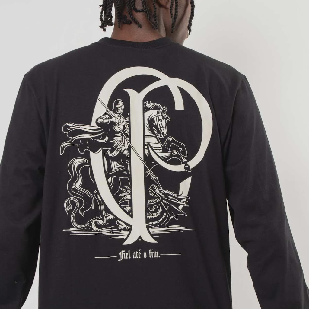 Imagem 5 do produto Camisa Manga Longa Corinthians São Jorge Masculina
