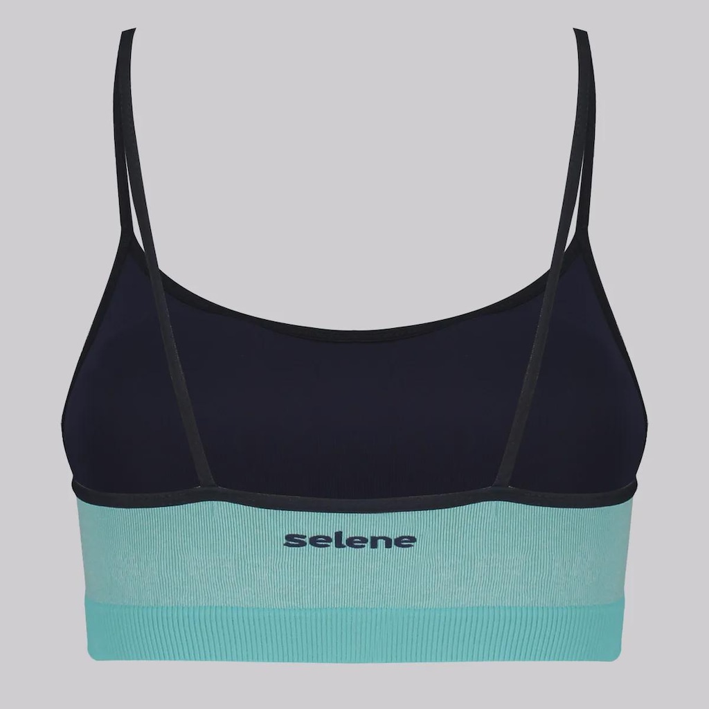 Imagem 3 do produto Top Selene Quadriculado Sem Costura com Bojo Removível