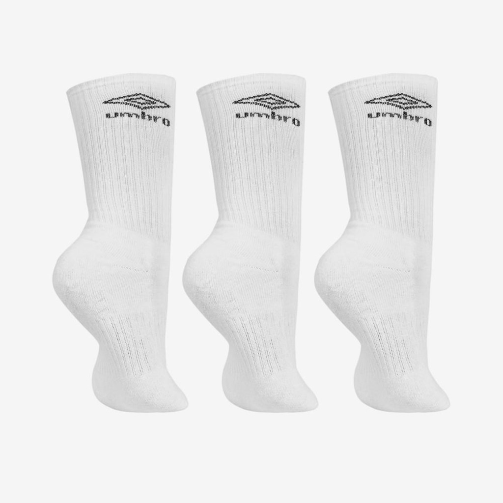 Imagem 2 do produto Meia Cano Alto Unissex Tripack Umbro