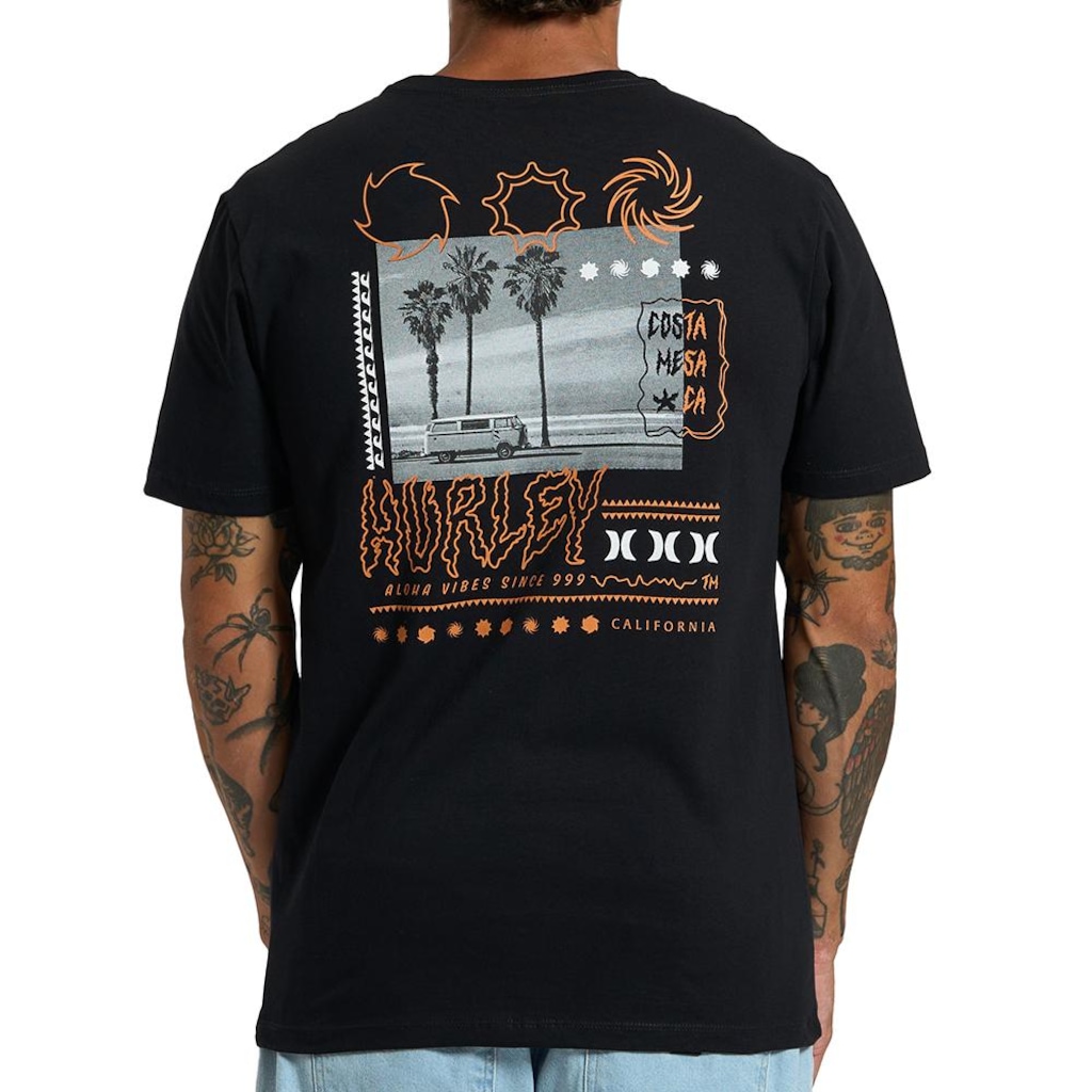 Imagem 2 do produto Camiseta Masculina Hurley Psyko SM26