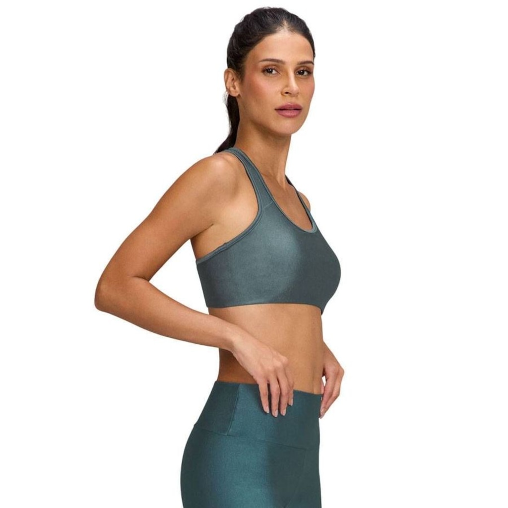 Imagem 2 do produto Top Feminino Alto Giro Eterno Shine Nadador