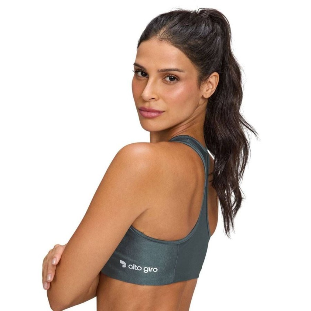 Imagem 4 do produto Top Feminino Alto Giro Eterno Shine Nadador