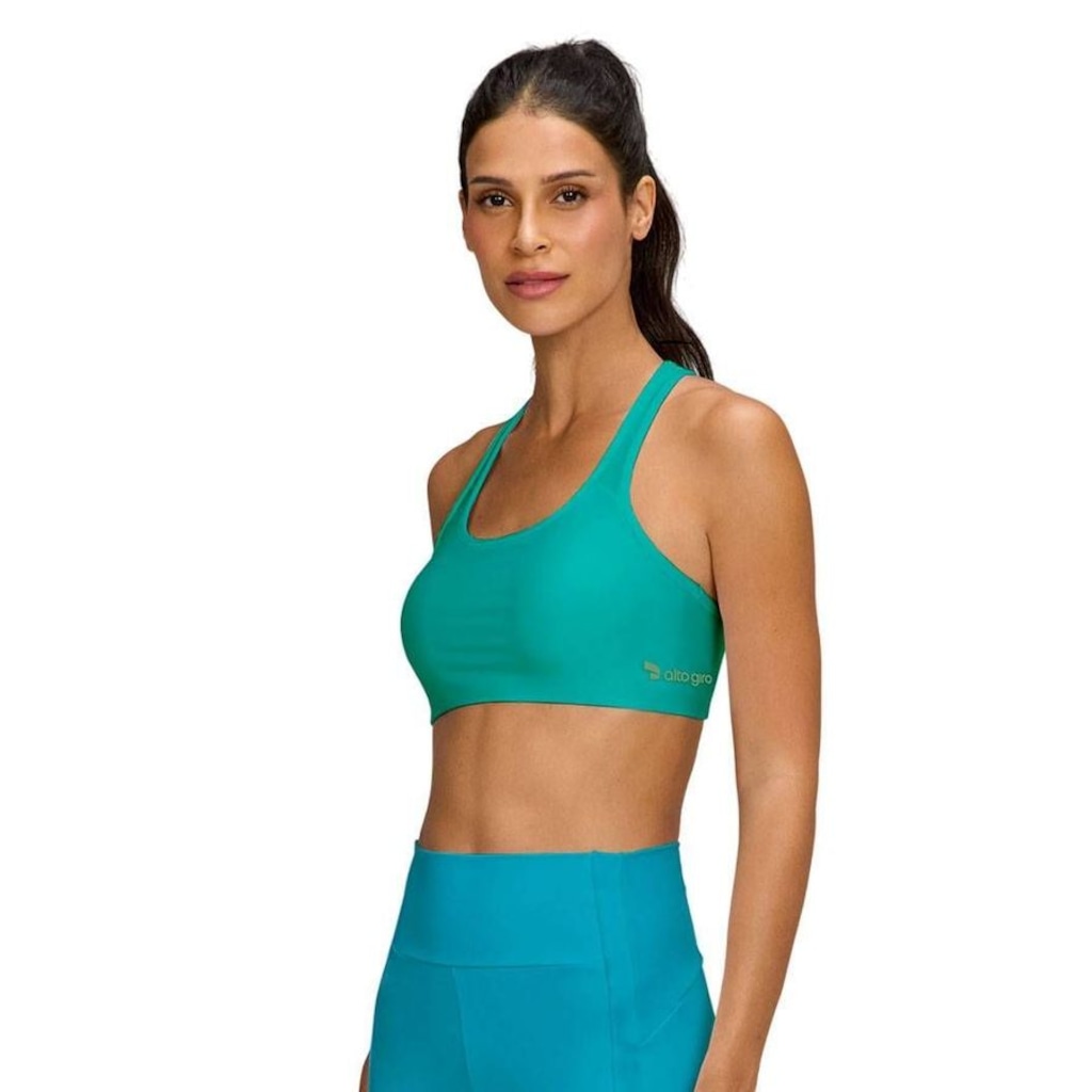 Imagem 2 do produto Top Feminino Alto Giro Eterno Shine Nadador