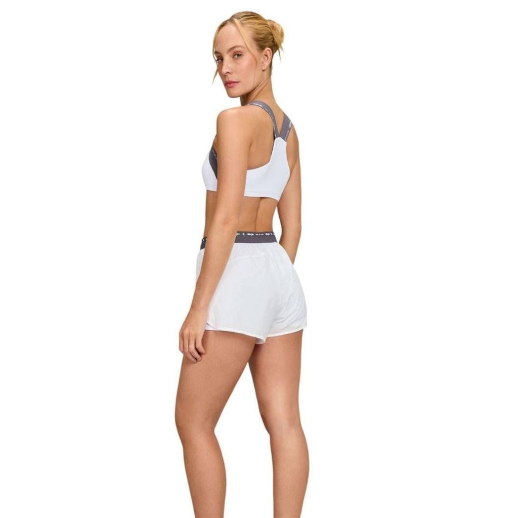 Imagem 2 do produto Short Feminino Alto Giro Sobreposto Cós Elástico