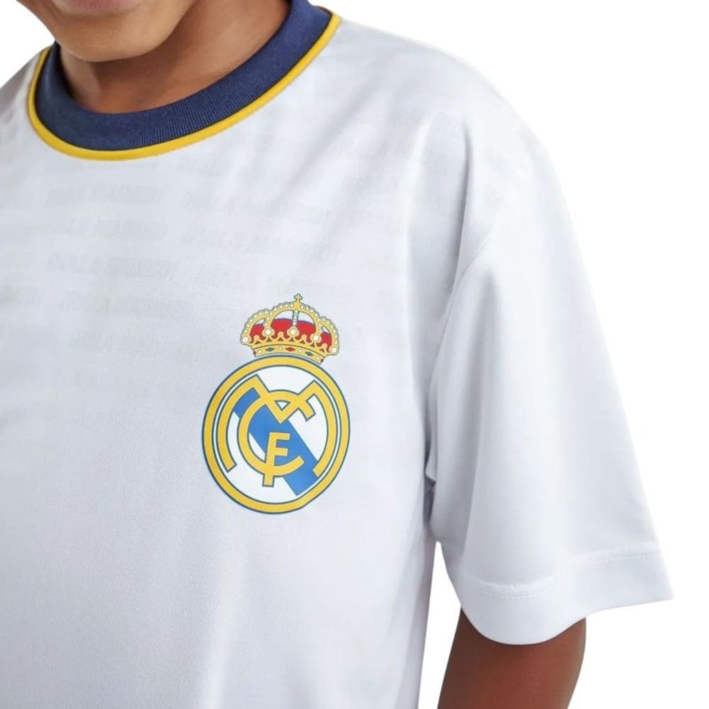 Imagem 3 do produto Camiseta Infantil Braziline Real Madrid Hala