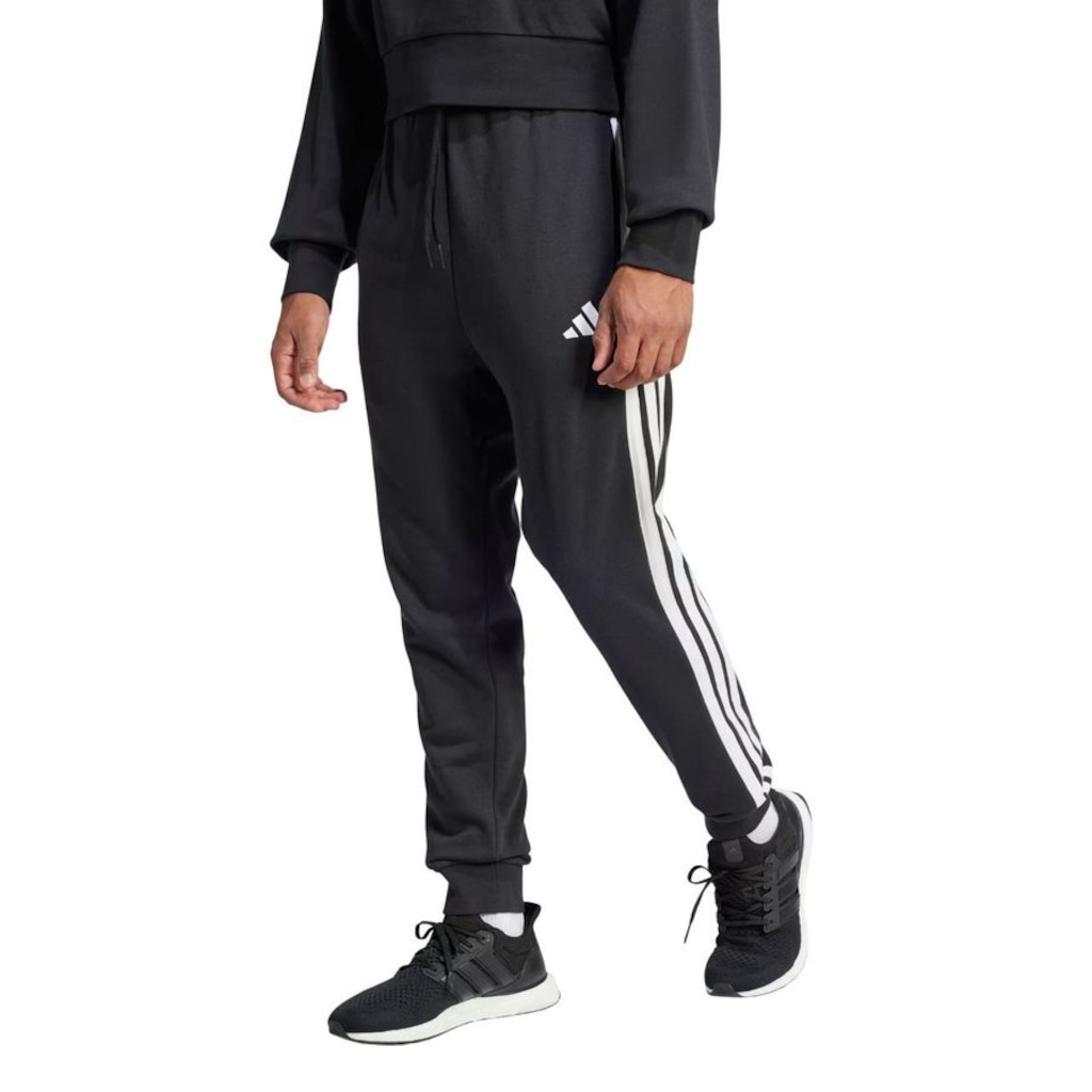 Imagem 2 do produto Calça Masculina adidas French Terry 3 Stripes