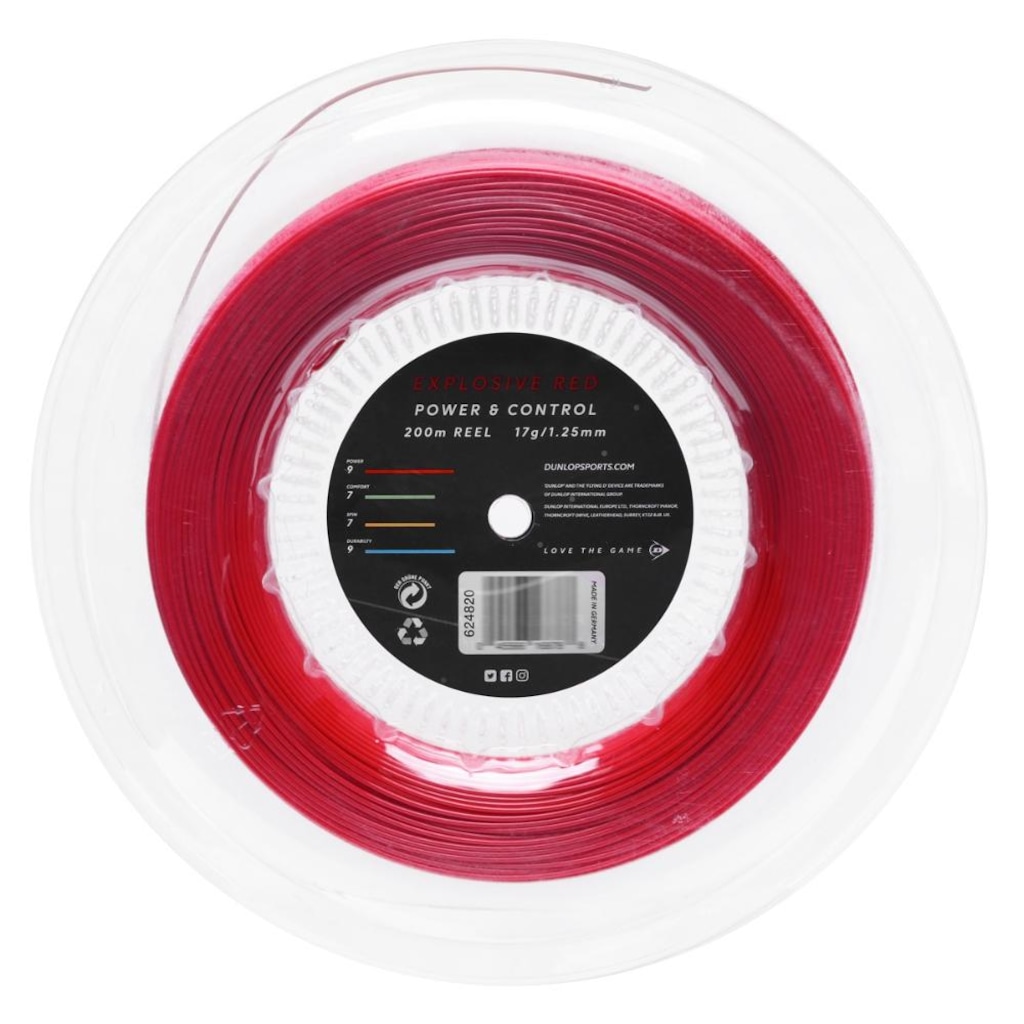 Imagem 3 do produto Corda Dunlop Explosive Red 17g 1.25mm Rolo Com 200 Metros