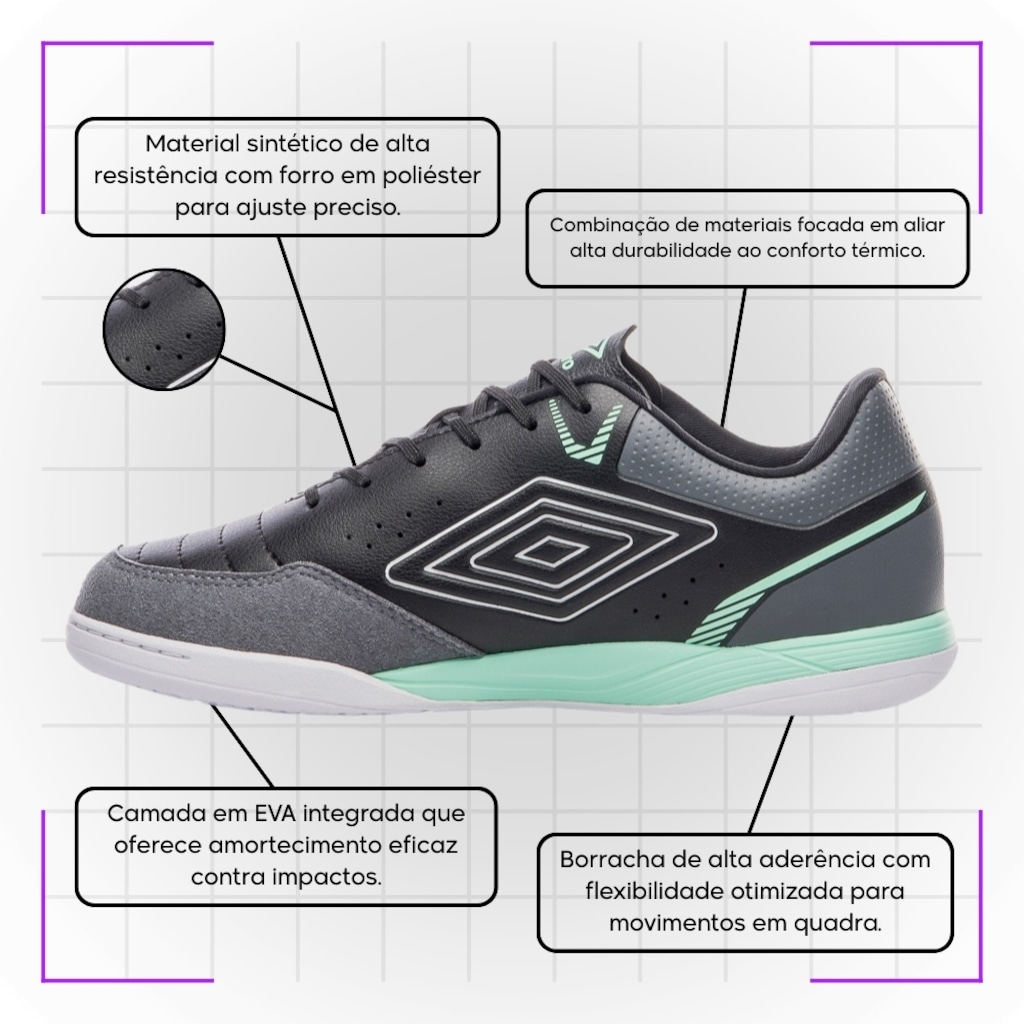 Imagem 5 do produto Chuteira Futsal Adulto Umbro Neo-Comfort