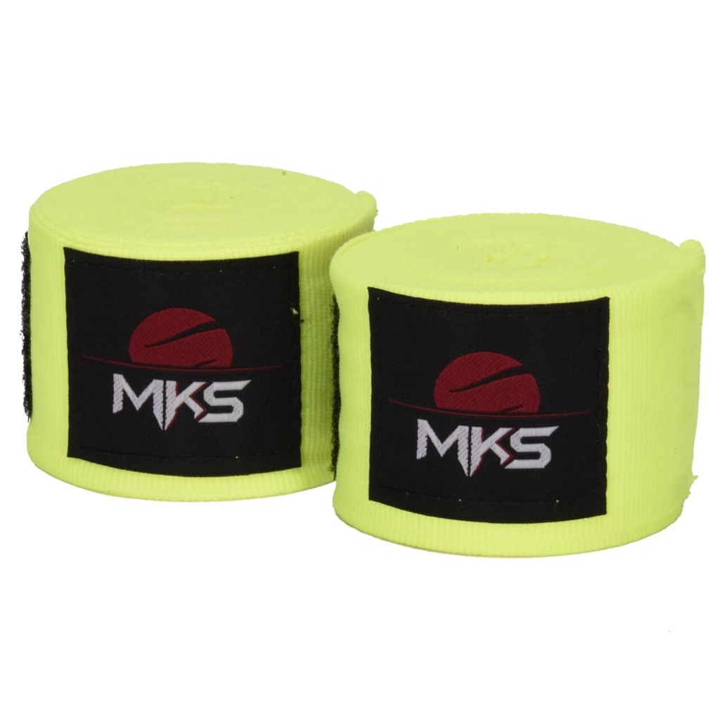 Imagem 2 do produto Bandagem Fita Protetora Elástica MKS Neon 4,55m - Par