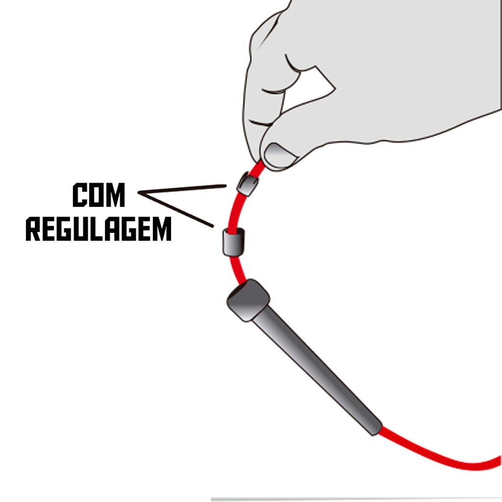 Imagem 3 do produto Corda de Pular MKS Slin 3 metros com Regulagem
