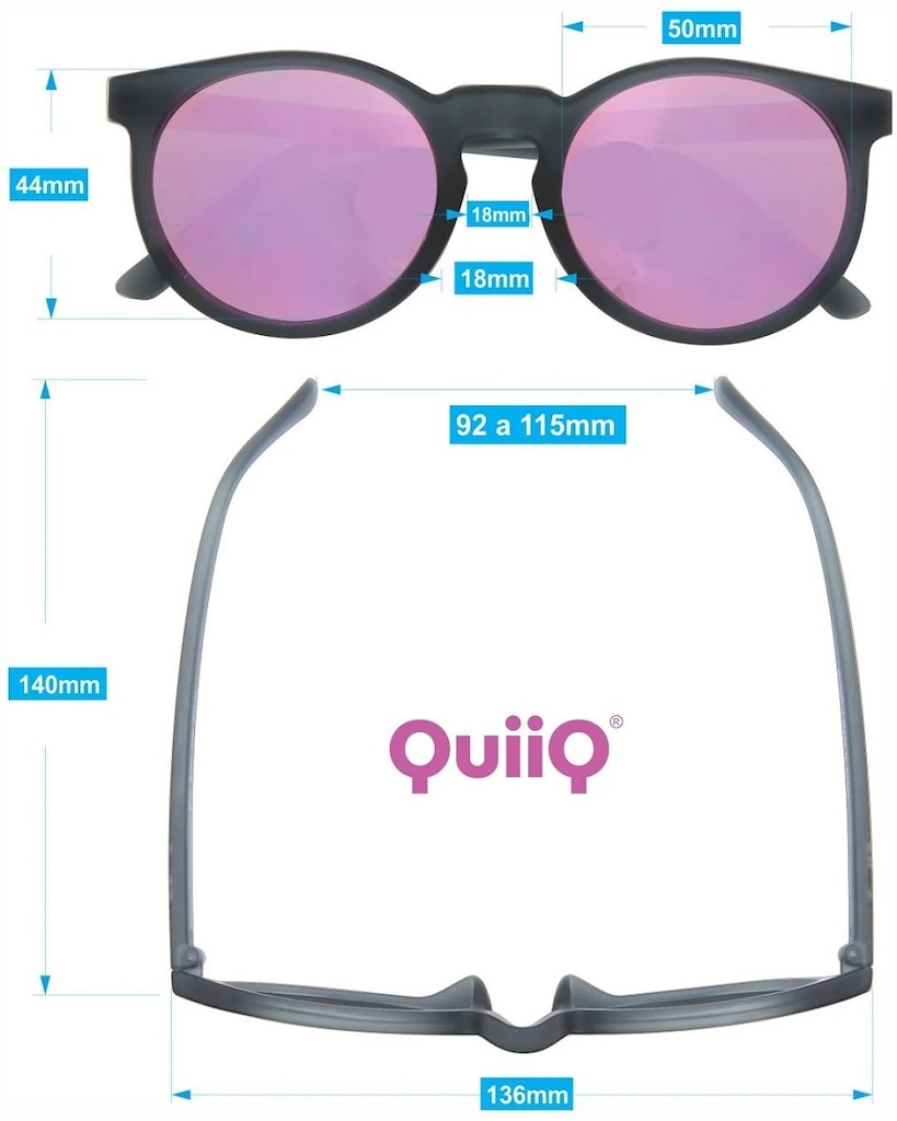 Imagem 4 do produto Óculos de Sol QuiiQ Espelhado Leve Proteção UV400