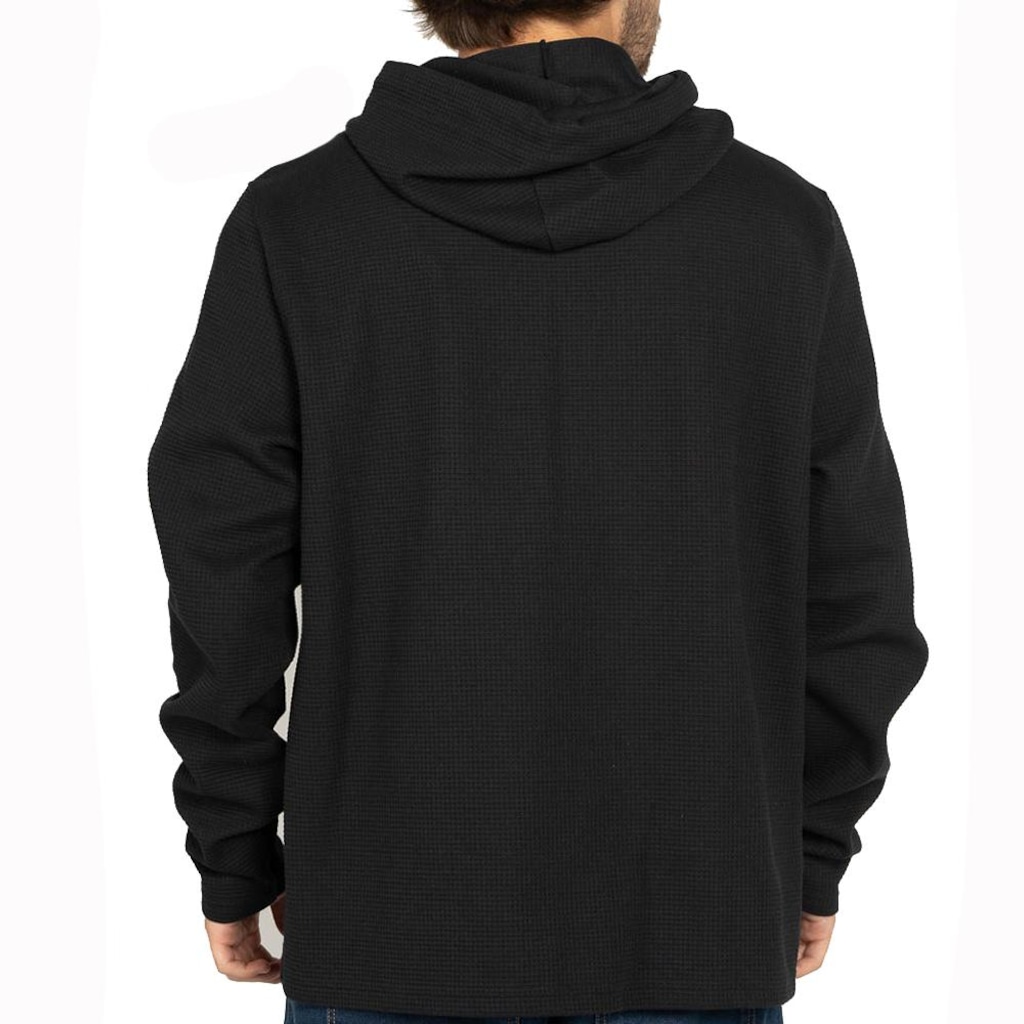 Imagem 2 do produto Blusão de Moletom Canguru Masculino Quiksilver Blackout WT25