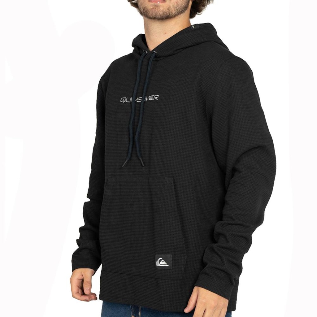 Imagem 3 do produto Blusão de Moletom Canguru Masculino Quiksilver Blackout WT25