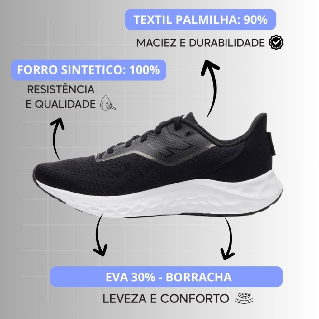 Imagem 3 do produto Tênis New Balance Fresh Foam Arishi V4 - Masculino