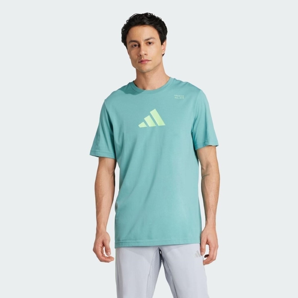 Imagem 2 do produto Camiseta Masculina Adidas All Gym Estampada Climacool