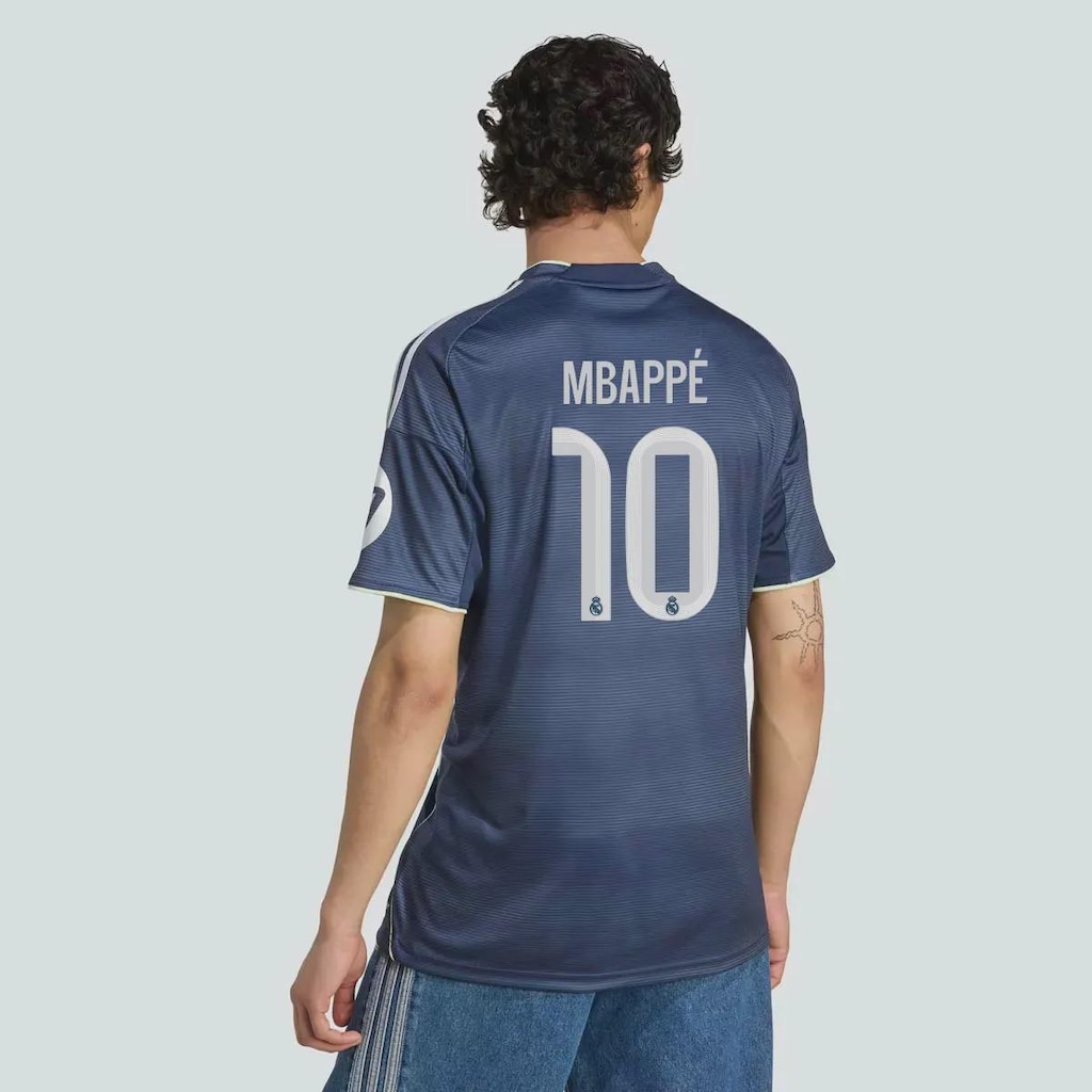 Imagem 5 do produto Camisa Real Madrid II 25/26 Masculina Adidas 10 Mbappé