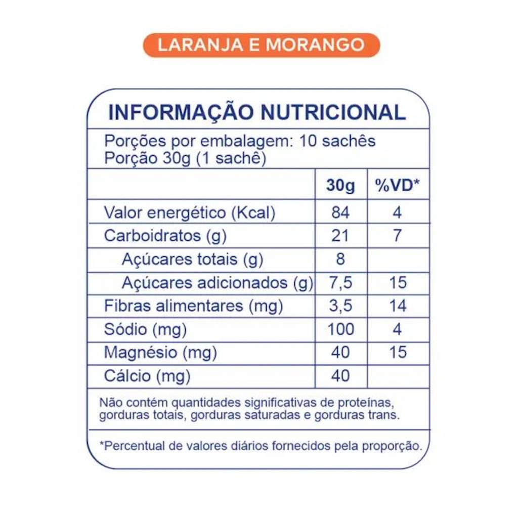 Imagem 2 do produto BT 400 Nitrato Gel Dobro sabor Laranja e Morango - 10un x 30g