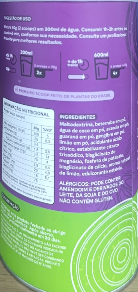 Imagem 5 do produto BT 400 Nitrato com cafeína Dobro sabor Limão e Gengibre 450g