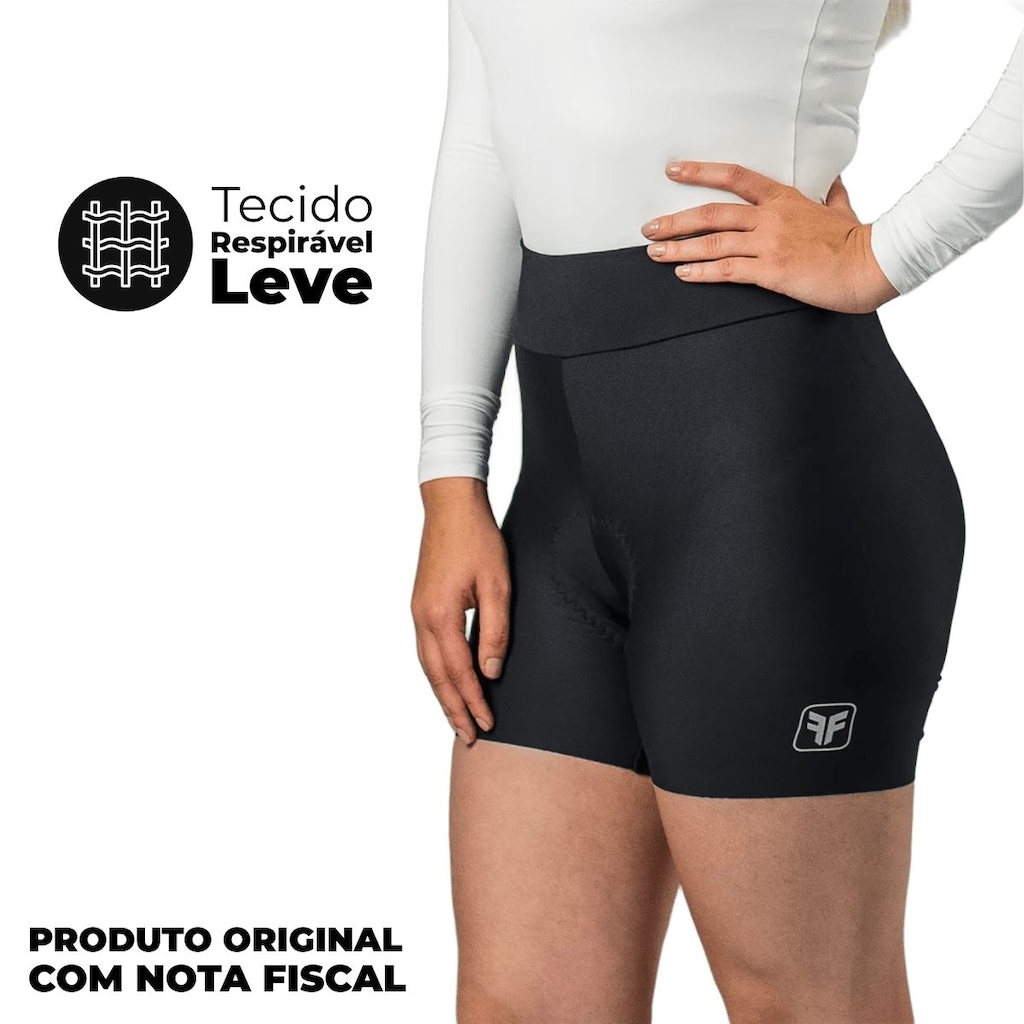 Imagem 3 do produto Short ciclismo Free Force Classic Invert 3D Pro Feminino