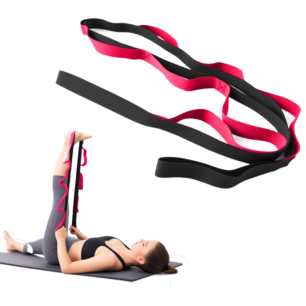 Imagem 4 do produto Fita Gold Sports De Alongamento Funcional Com Elos - Yoga e Pilates