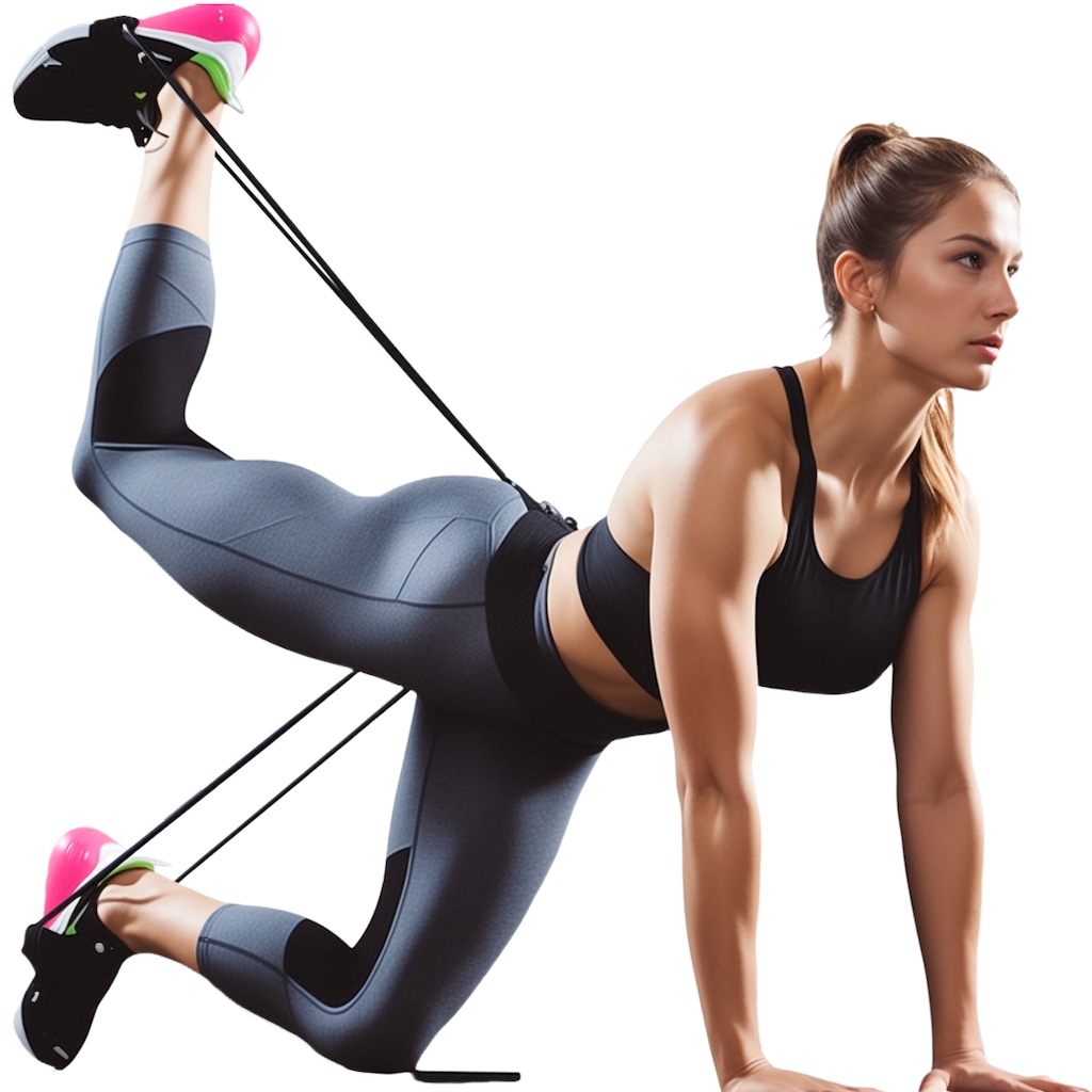 Imagem 3 do produto Cinto Elástico Gold Sports Booty Belt Resistance Tensão Pesada