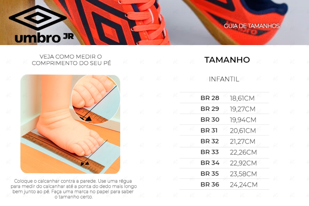Imagem 5 do produto Chuteira Futsal Infantil Umbro Fast II Jr