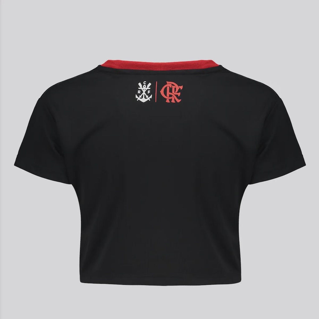 Imagem 3 do produto Blusa Cropped Flamengo Movimentar Feminina