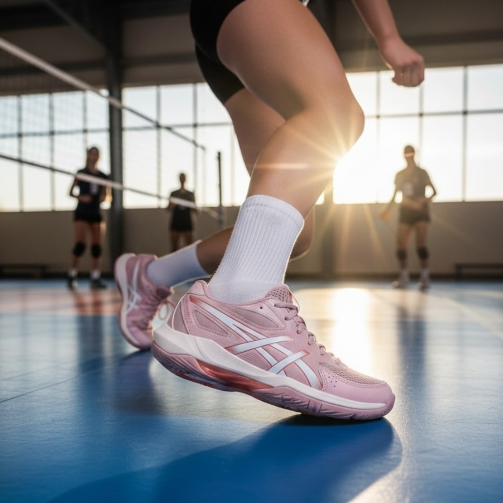 Imagem 3 do produto Kit Tênis ASICS GEL-Rocket 12 E Meia - Feminino