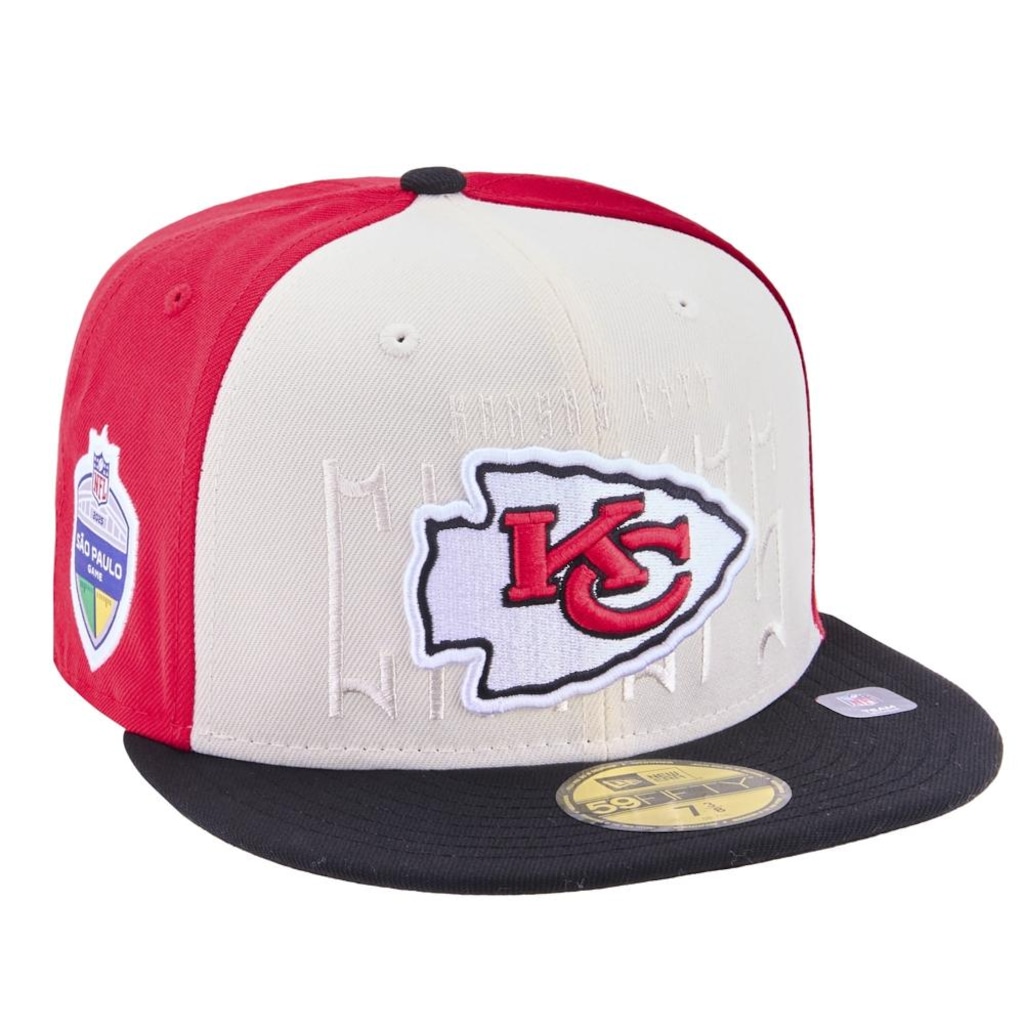Imagem 3 do produto Boné Masculino New Era 59FIFTY Fitted Kansas City Chiefs NFL Game 2025 New Era