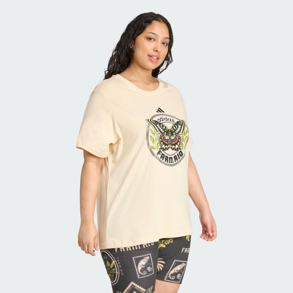 Imagem 4 do produto Camiseta Plus Size Feminina adidas FARM