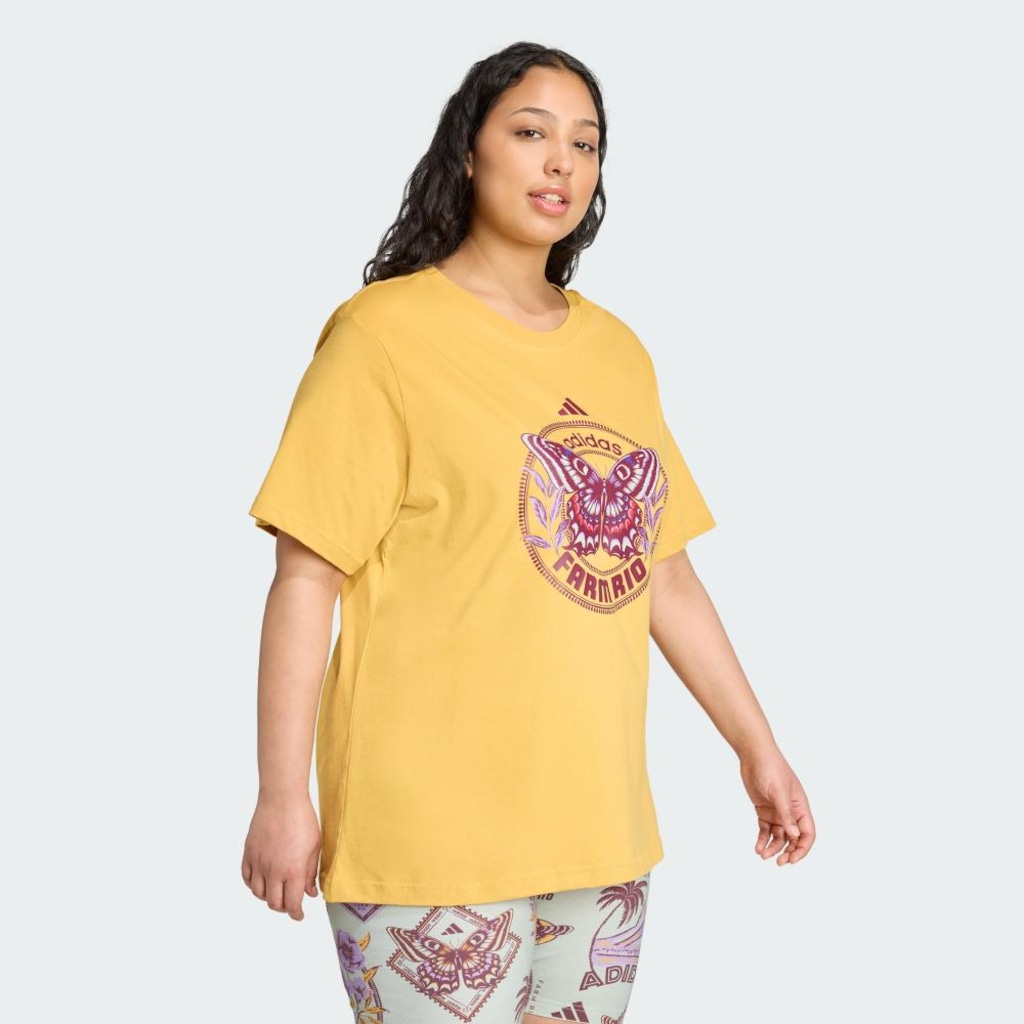 Imagem 4 do produto Camiseta Plus Size Feminina adidas FARM