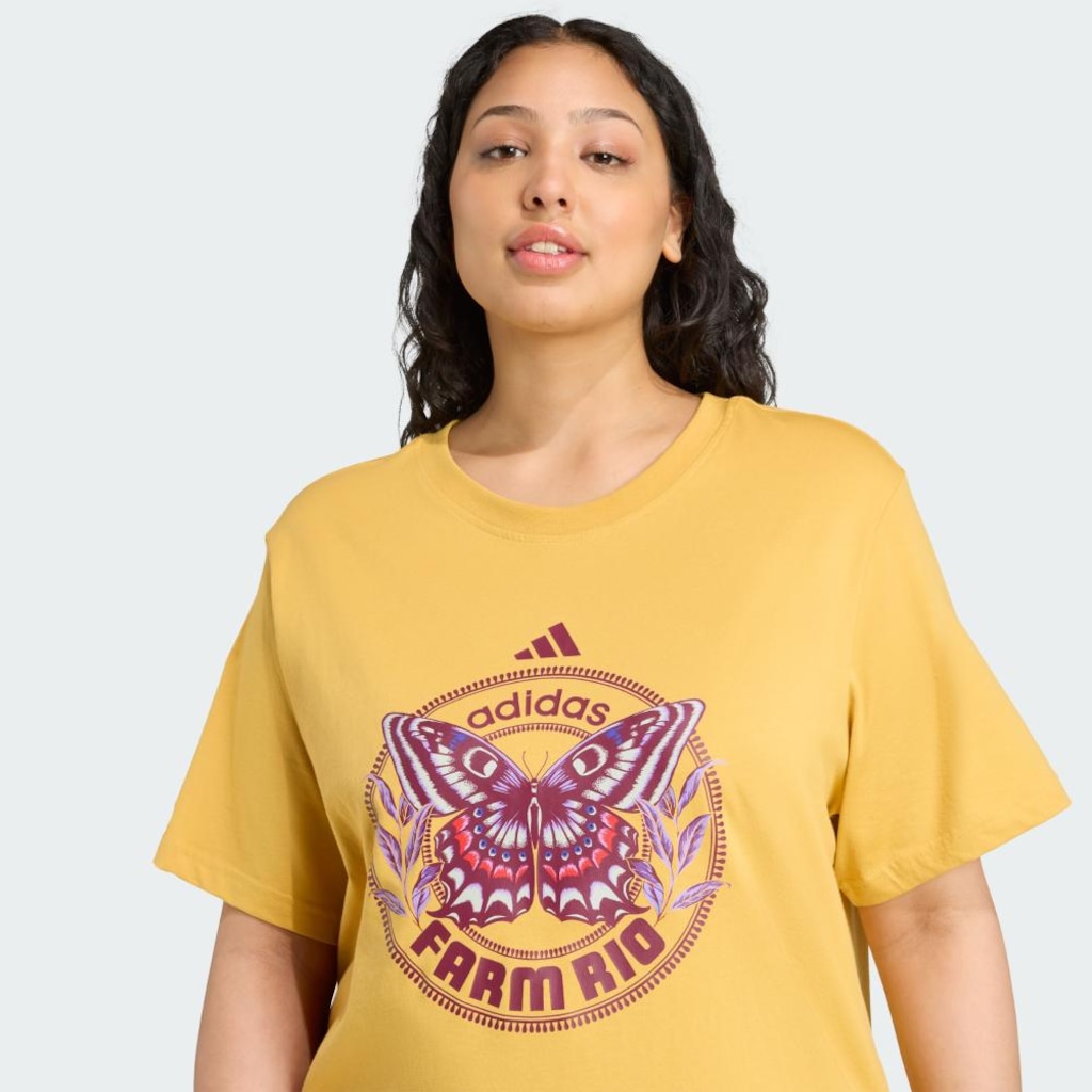 Imagem 5 do produto Camiseta Plus Size Feminina adidas FARM