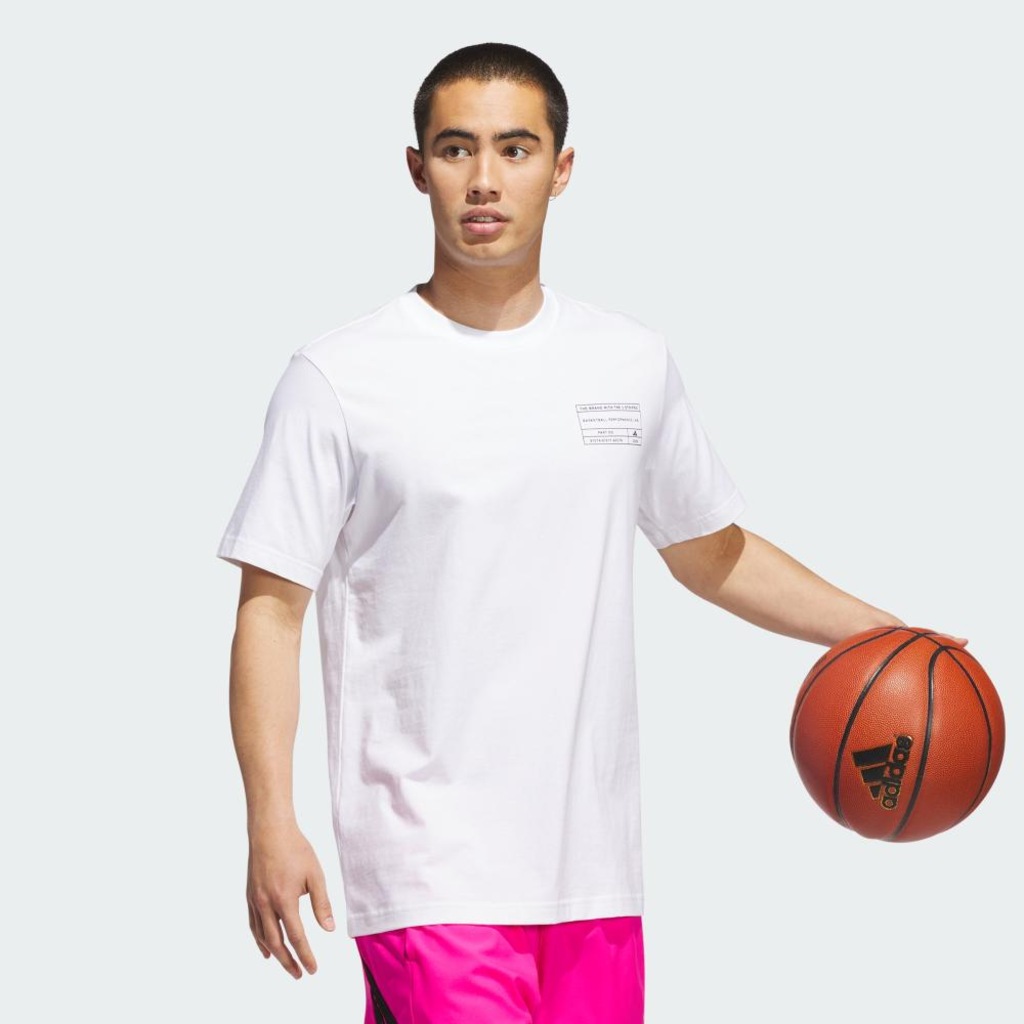 Imagem 4 do produto Camiseta Masculina adidas Estampada de Basquete