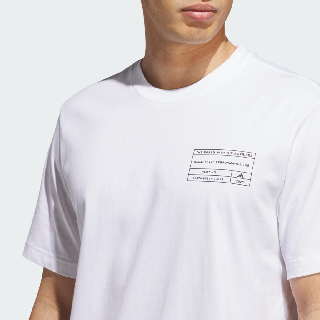 Imagem 5 do produto Camiseta Masculina adidas Estampada de Basquete