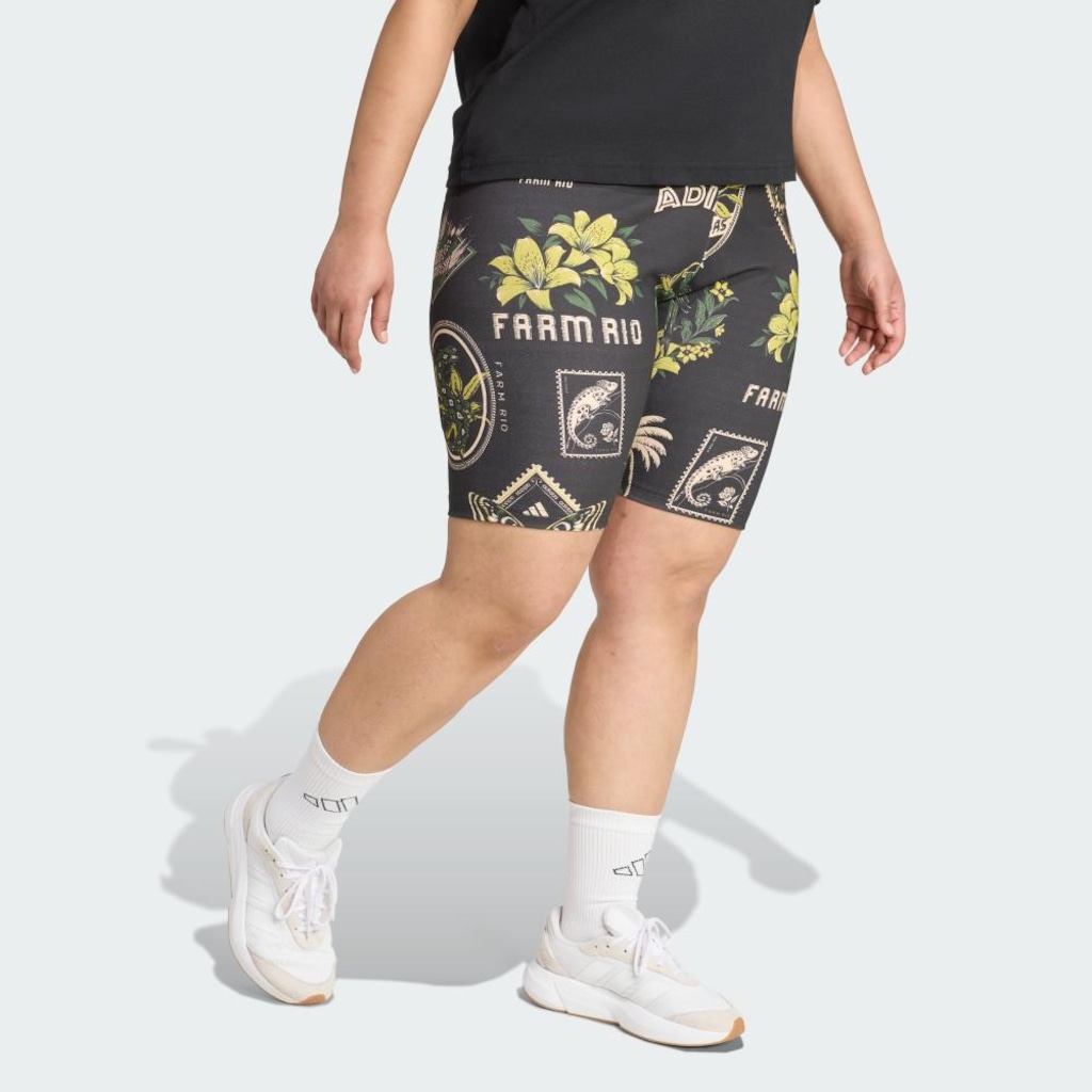 Imagem 4 do produto Short Plus Size Feminino adidas Ciclista FARM