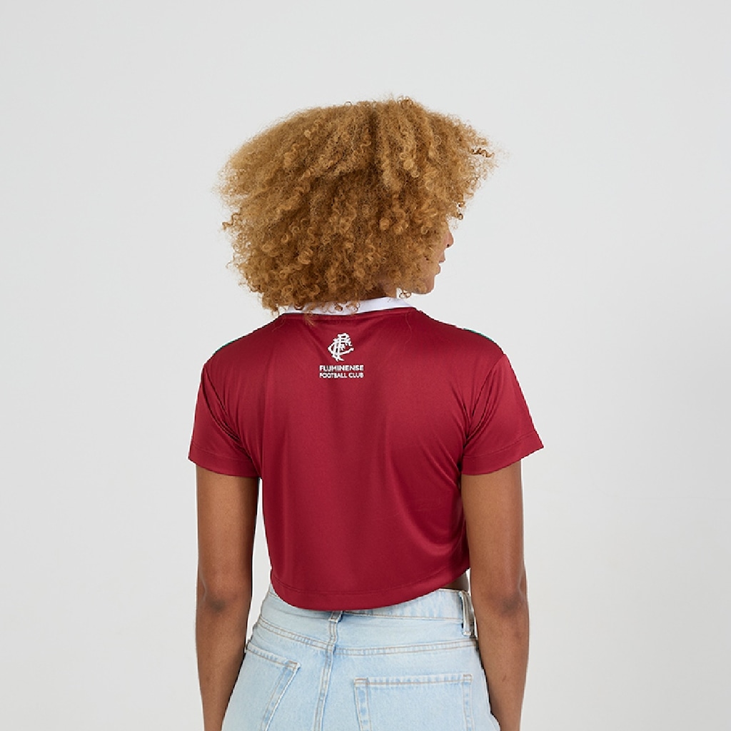 Imagem 5 do produto Camisa do Fluminense Cropped Extase Braziline - Feminina
