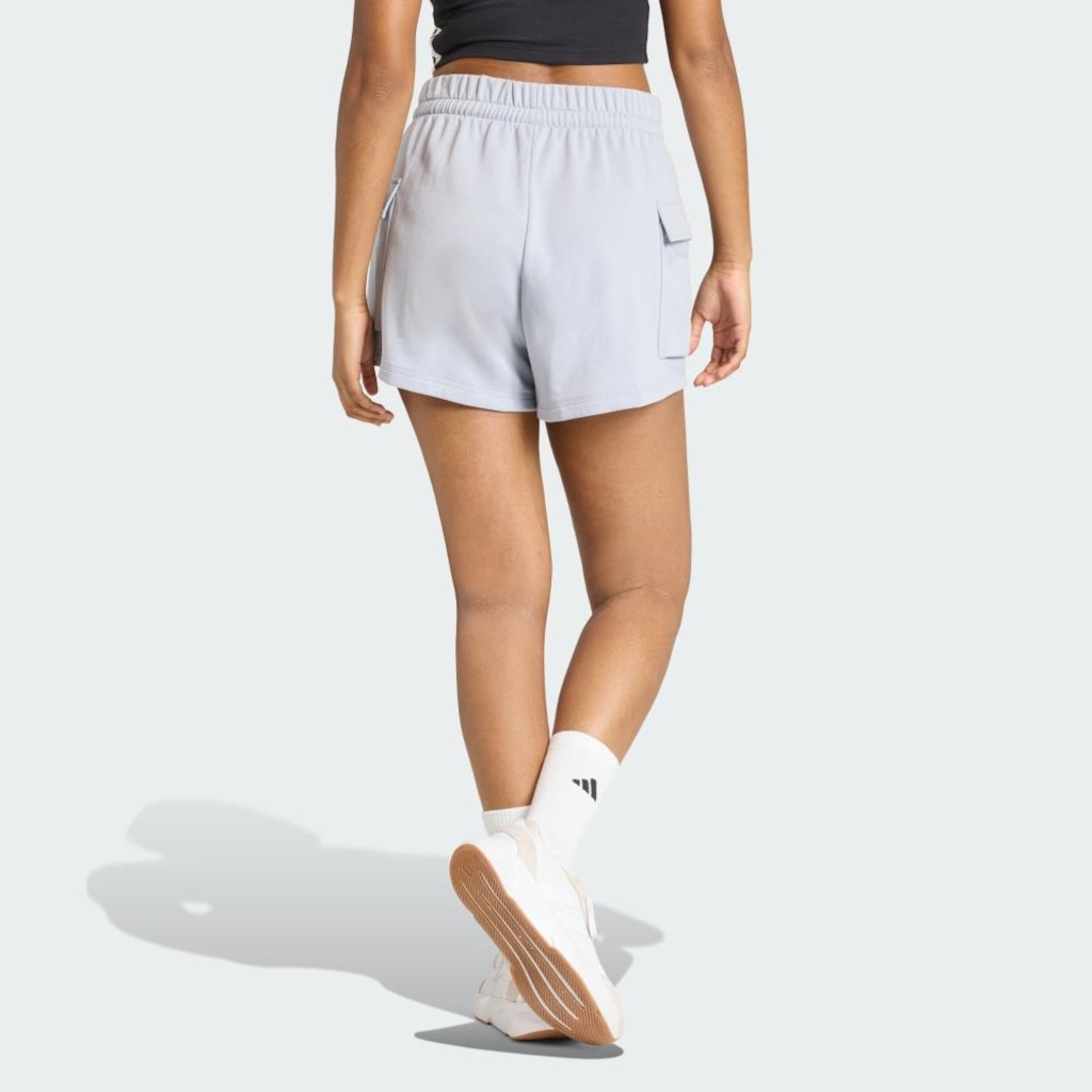 Imagem 3 do produto Short de moletinho Feminino adidas Essentials Cargo