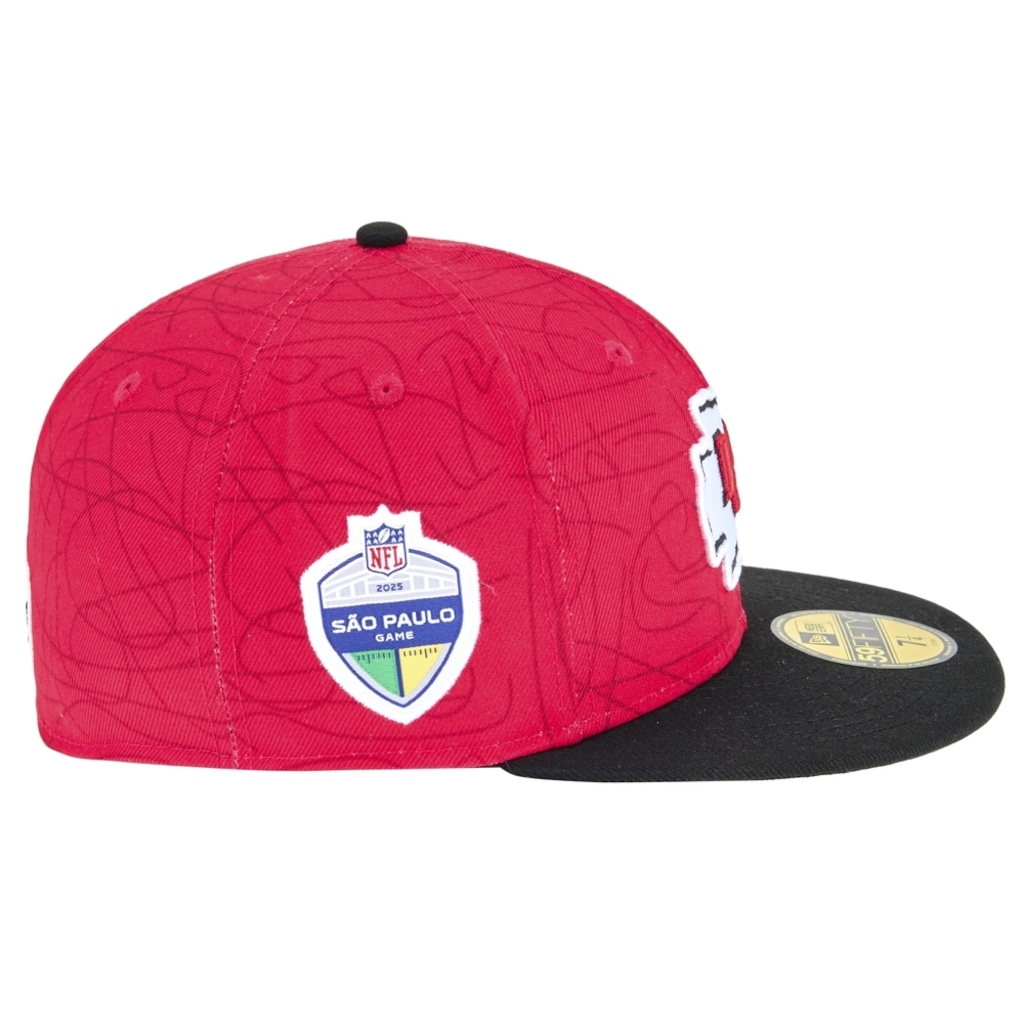 Imagem 3 do produto Boné Masculino New Era 59FIFTY Fitted Kansas City Chiefs NFL Game 2025