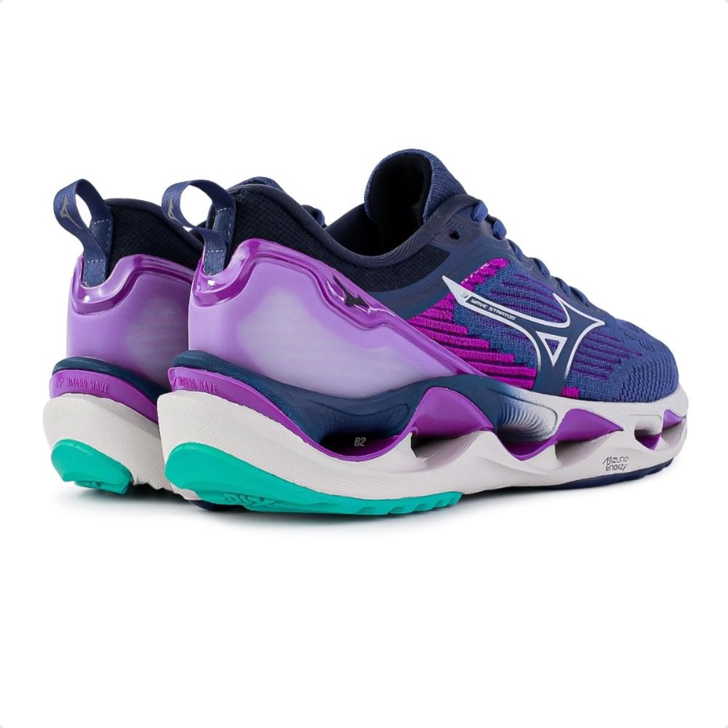 Imagem 5 do produto Tênis Mizuno Wave Stratos 3 Feminino + 3 Pares de Meias
