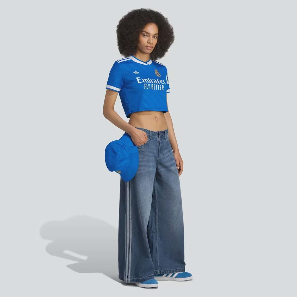 Imagem 3 do produto Camisa Cropped adidas Real Madrid Third 2026 Feminina