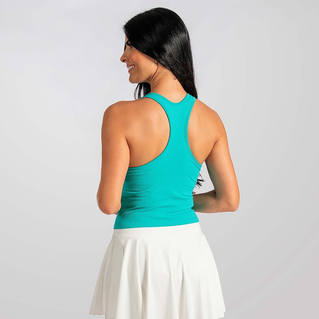 Imagem 2 do produto Camiseta Regata Feminina Canelada Fit Treino Alma Genius