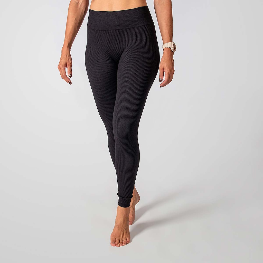 Imagem 5 do produto Conjunto Fitness Calça E Cropped Canelado Alma Genius Feminino