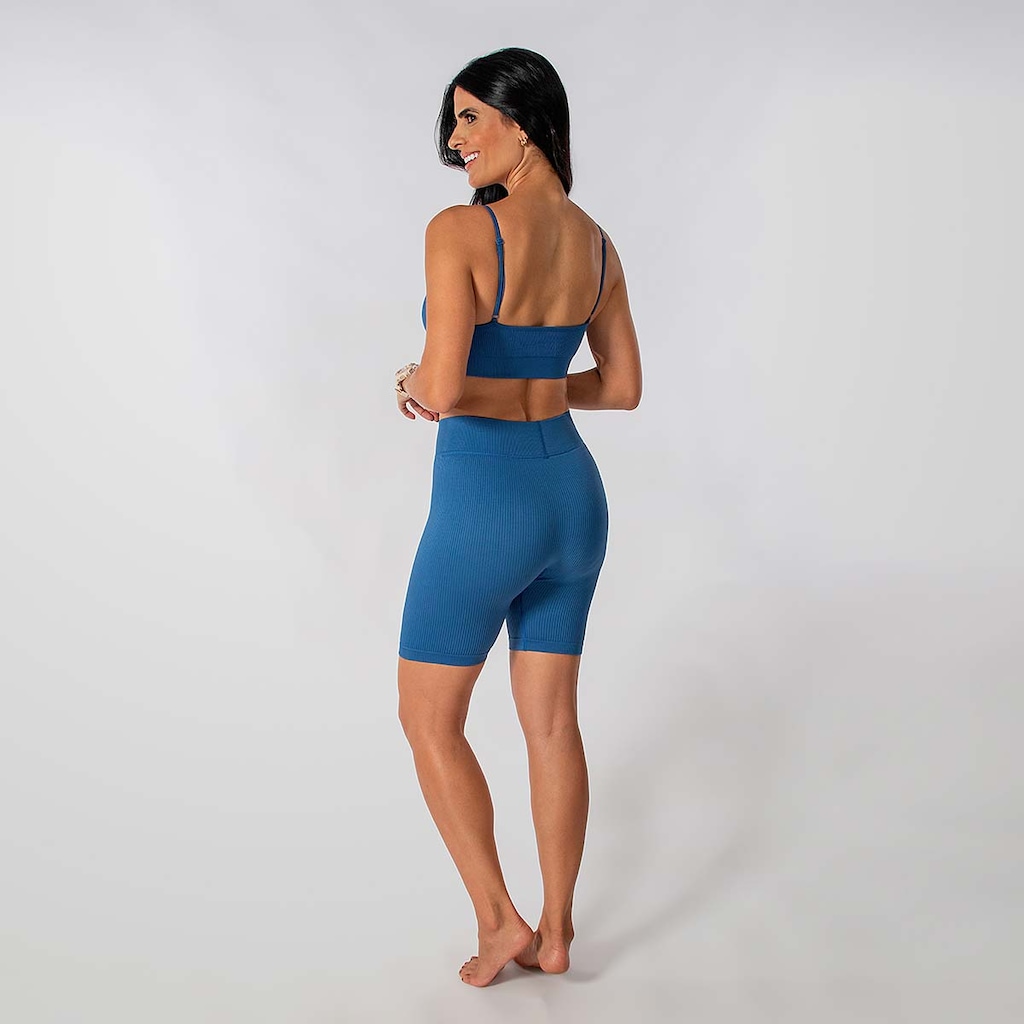 Imagem 3 do produto Conjunto Fitness Short E Top Alça Regulavel Alma Genius Feminino