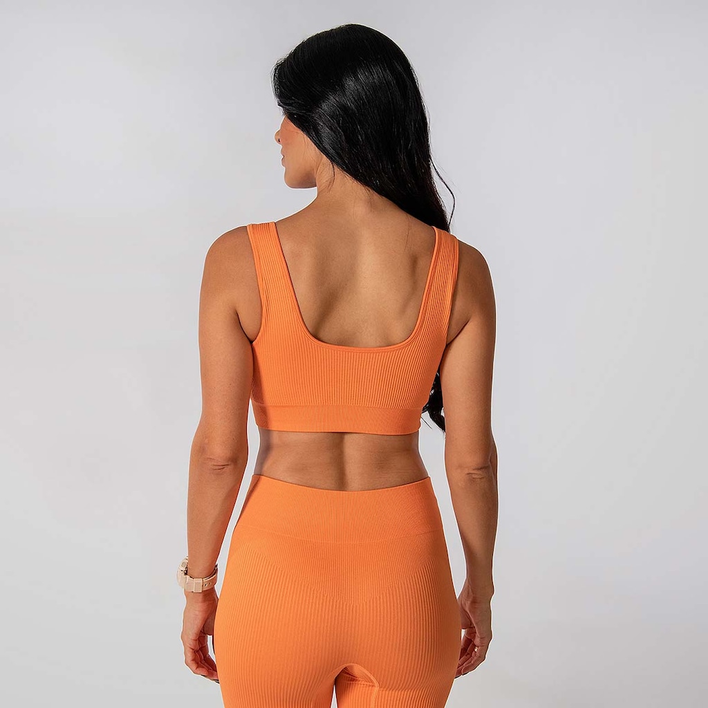 Imagem 4 do produto Conjunto Fitness Short Top Alça Canelado Alma Genius Feminino