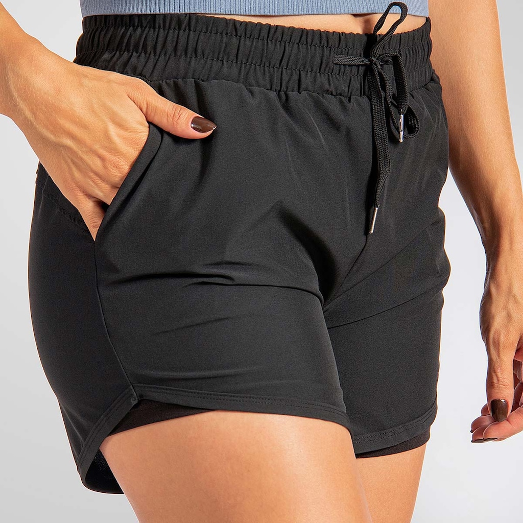 Imagem 5 do produto Short Duplo Feminino Fitness Sport Alma Genius