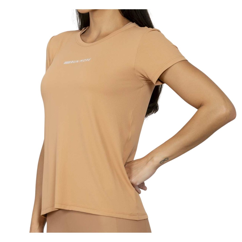 Imagem 3 do produto Camiseta T-Shirt Run More Decote Feminino