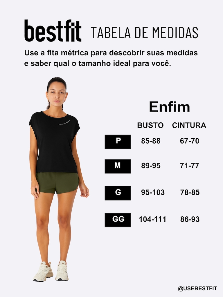 Imagem 4 do produto Camiseta Regata Ampla Feminina Enfim Malwee