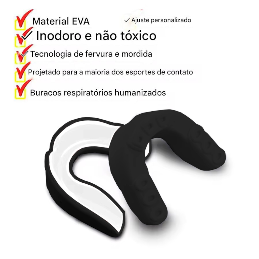 Imagem 3 do produto Protetor Bucal Gold Sports Slim Fit em EVA