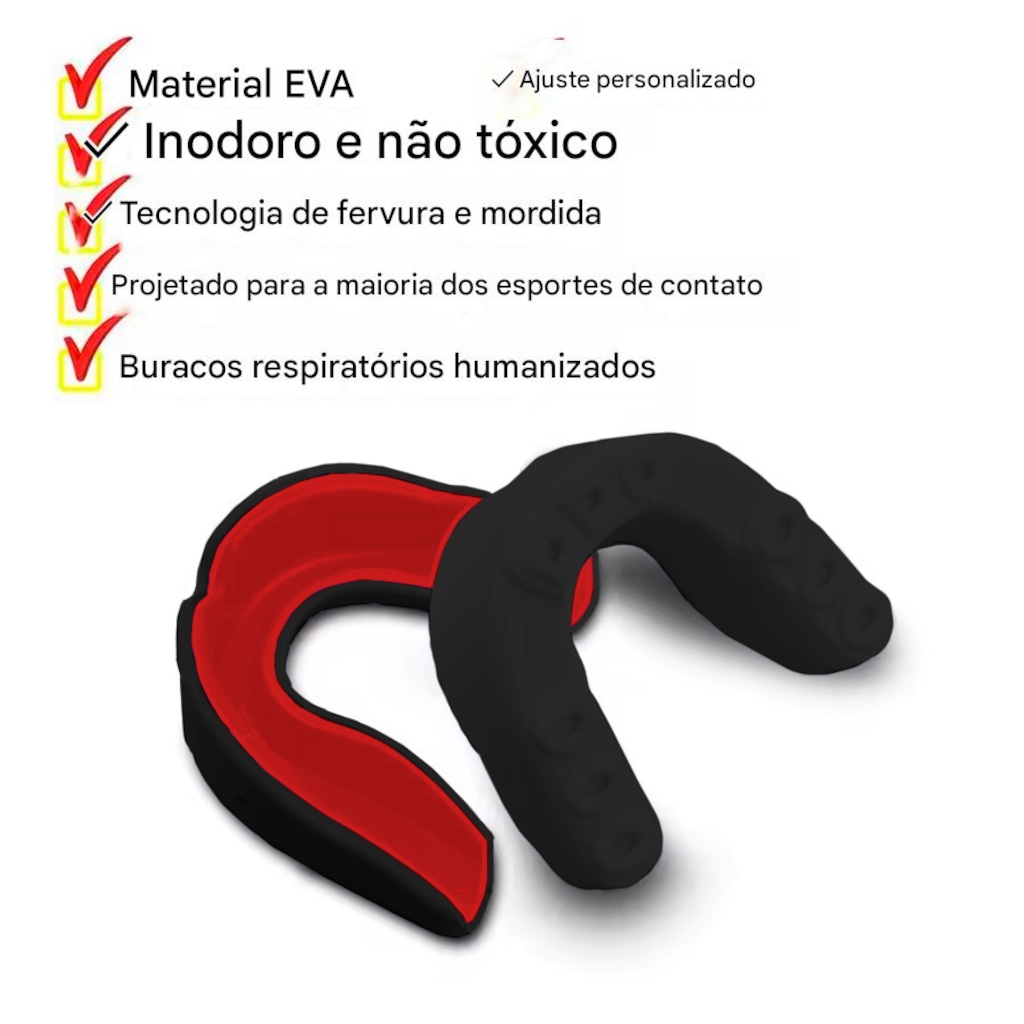 Imagem 3 do produto Protetor Bucal Gold Sports Slim Fit em EVA